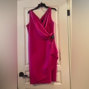 Alex Evenings Fuchsia dress 16